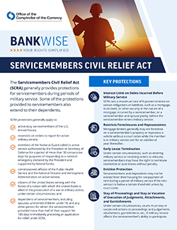 Servicemembers Civil Relief Act fact sheet