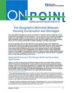 The Geographic Mismatch Between Housing Construction and Shortages