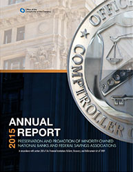 Report to Congress on Preserving and Promoting Minority Depository Institutions 2015 Cover Image