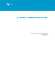 Survey of Credit Underwriting Practices 2016 Cover Image